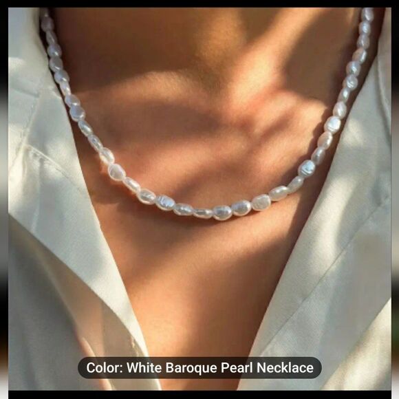 NEW Pearl Choker Necklace - Picture 1 of 5